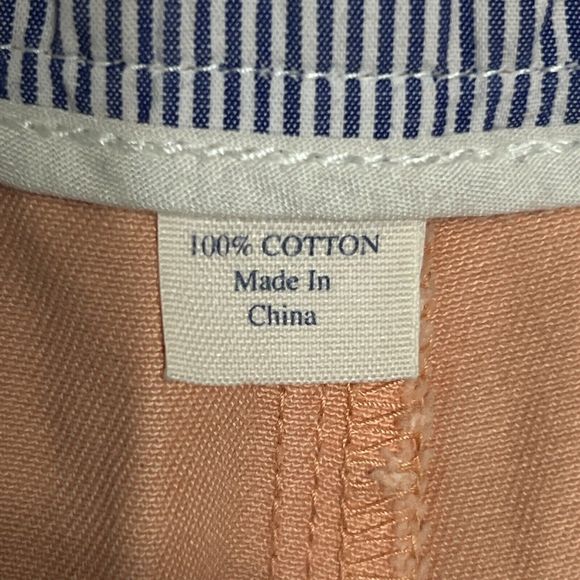 J. Crew Shorts Mens 32 Chino Pink Flat Front Cotton Casual Preppy Classiccore - Picture 5 of 14